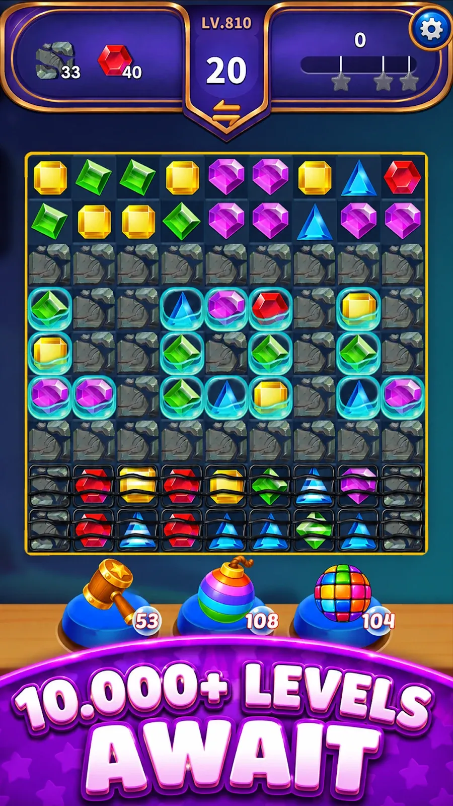 Ảnh chụp màn hình Jewels Mania Classic số 2